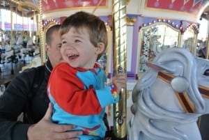 Ethan on the Prince Charming Regal Carrousel