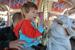 Ethan on the Prince Charming Regal Carrousel