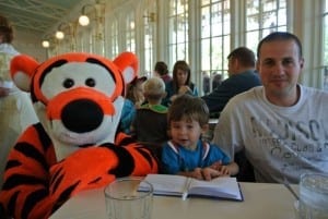 Darren, Ethan and Tigger