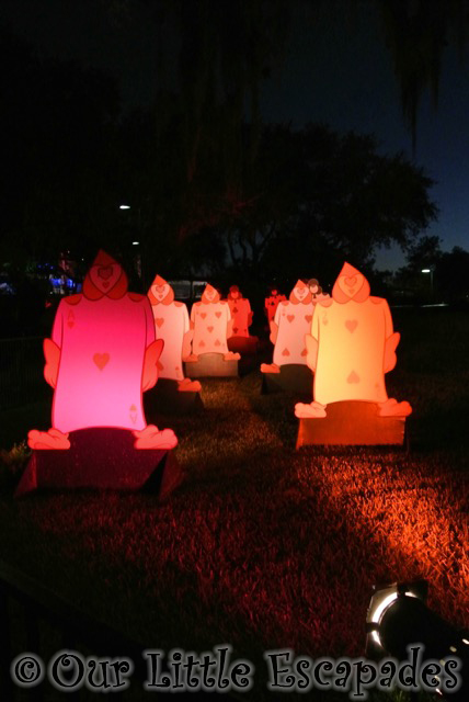 alice in wonderland candy walk