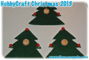 HobbyCraft Christmas Tree People Felt Decorations