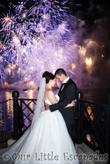 jane darren epcot fireworks disney wedding