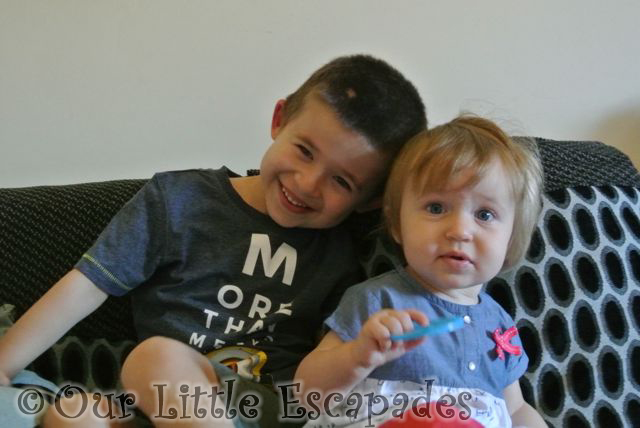 ethan cuddles little e 14 months old