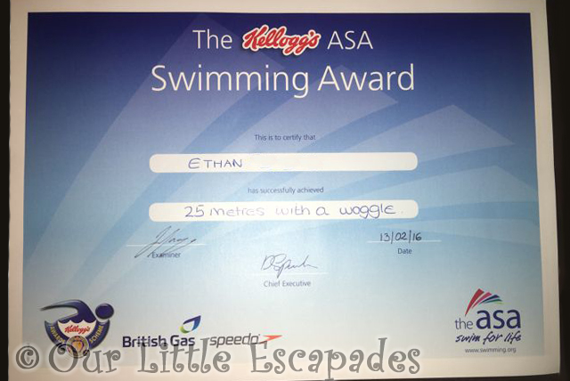 CertificatesSwimming