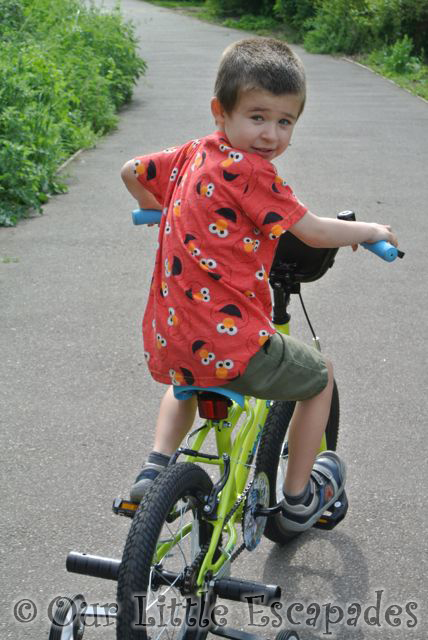 ethan looking back bike