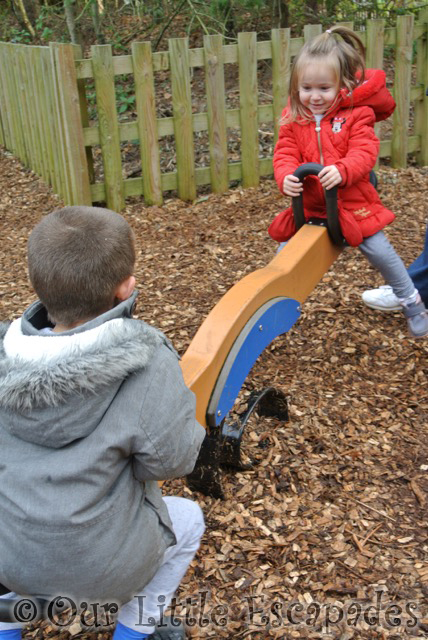 ethan little e seesaw center parcs elveden forest