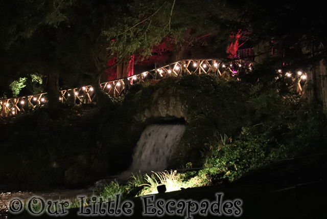 enchanted audley end waterfall