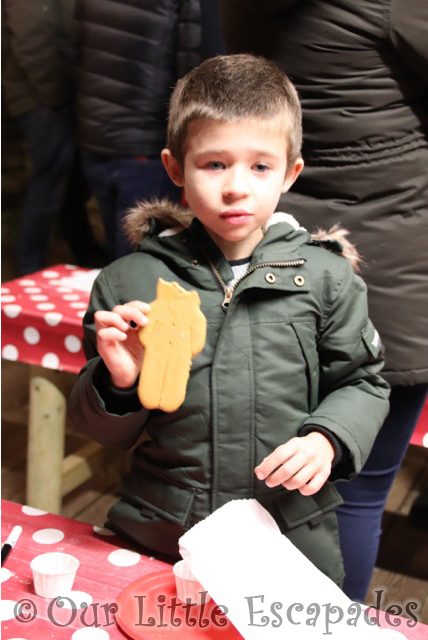 ethan gingerbread man marsh farm father christmas experience