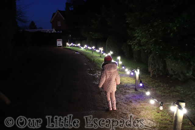 little e christmas lights enchanted audley end