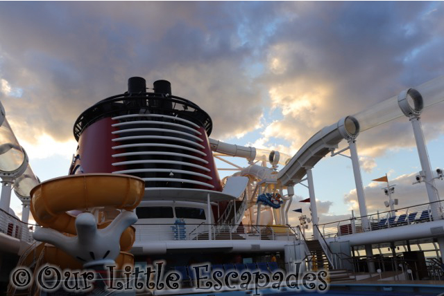 The AquaDuck Disney Cruise Ship Water Slide