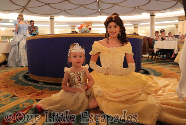 Taking My Little Princess to the Disney Cruise Royal Court Royal Tea
