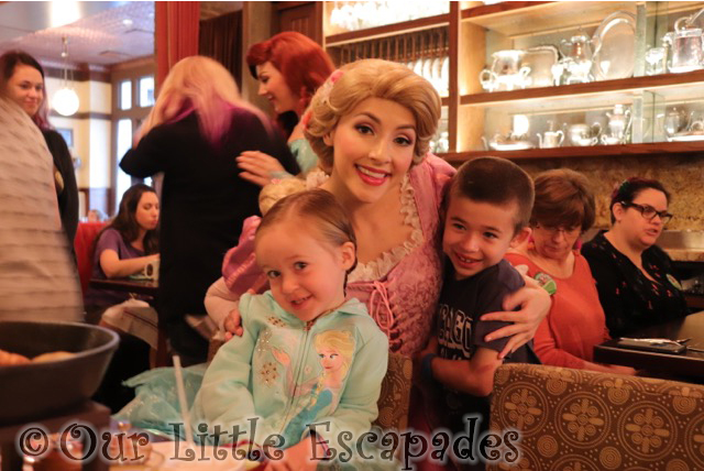 little e ethan rapunzel bon voyage adventure breakfast trattoria al forno