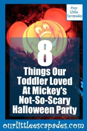 8 things our toddler loved at mickey's not so scary halloween party