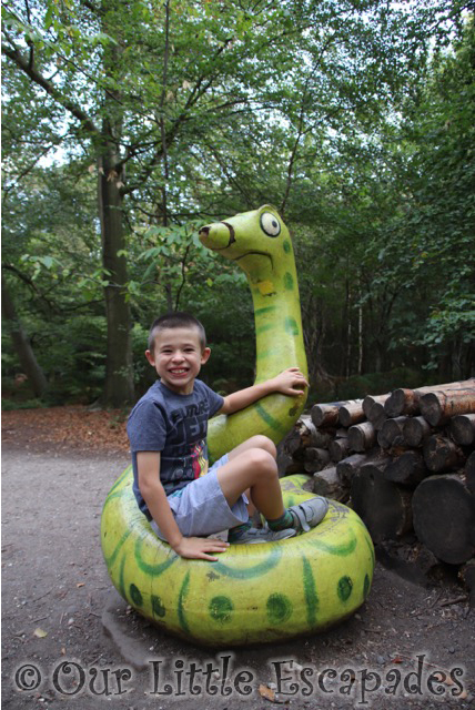 gruffalo trail snake ethan thorndon country park