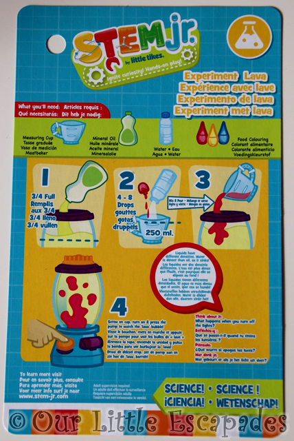 lava experiment instructions