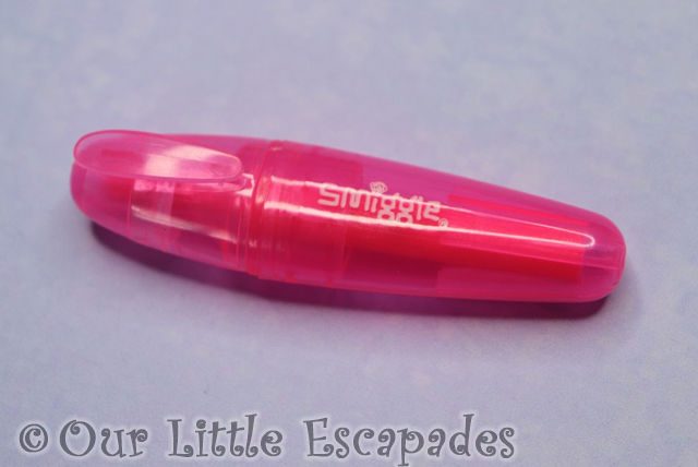 smiggle advent calendar contents mini highlighter pink