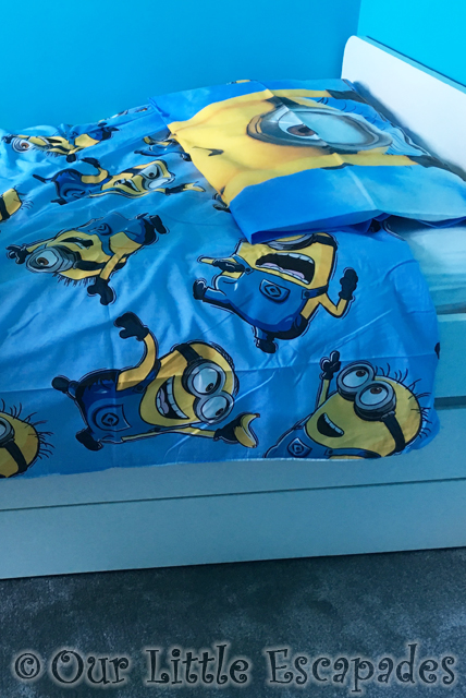 Growing Up A Bedroom bedroom makeover minion bedding