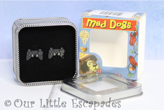 christmas gifts him mad dogs cufflinks black games controller