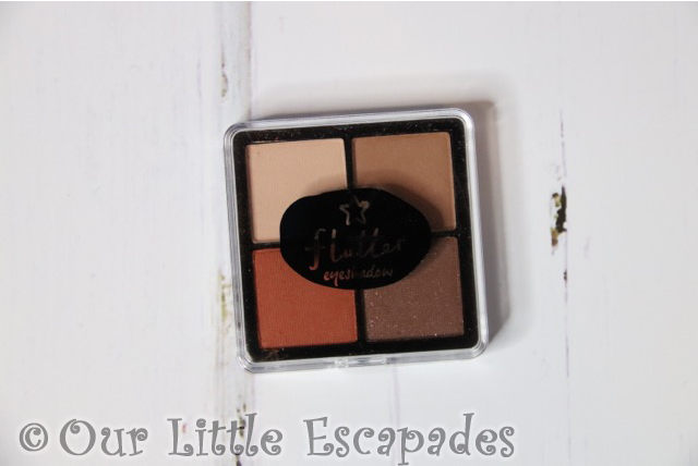 superdrug flutter advent calendar eyeshadow palette browns