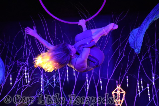 the christmas spectacular show stonham barns acrobatics