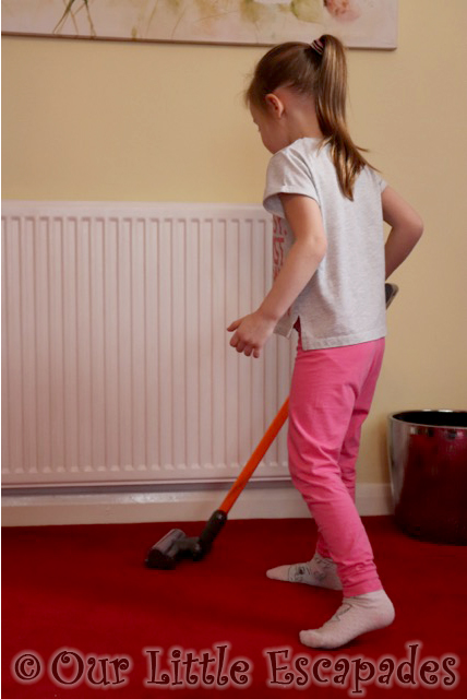 little e hoovering floor