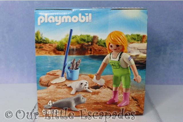 zookeeper seal pups playmobil 9418