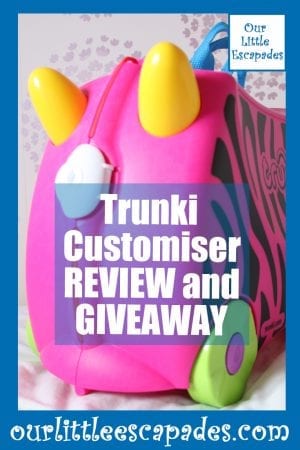 Trunki Customiser REVIEW and GIVEAWAY