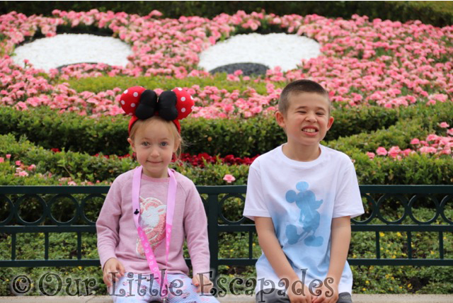 mickey mouse flowers disneyland hotel paris ethan little e