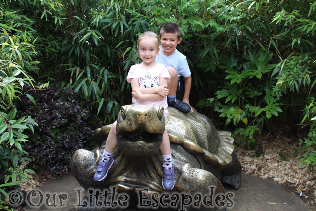 ethan little e tortoise statue colchester zoo