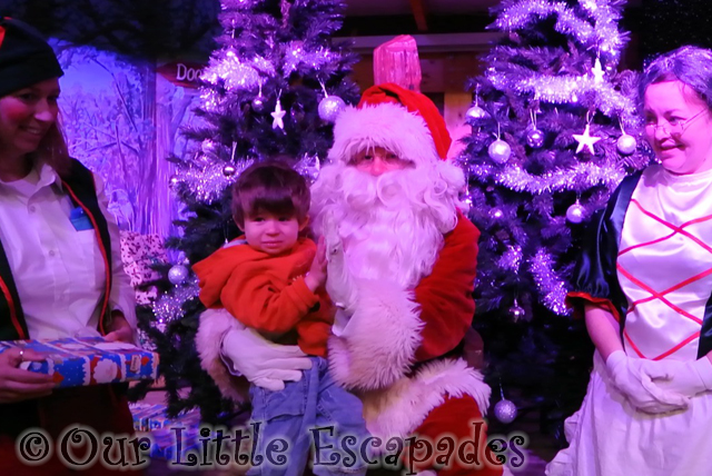 ethan santa elf mother christmas breakfast with santa colchester zoo