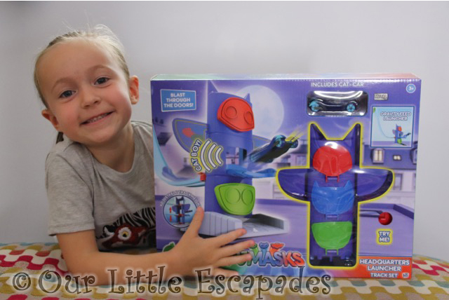 PJ Masks Headquarters Launcher Track Set REVIEW