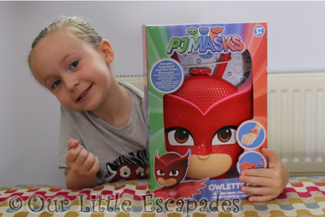 little e pj masks owlette case boxed