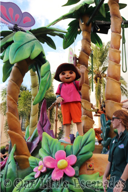 dora explorer universal superstar parade