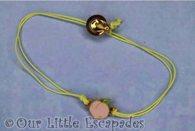 yellow collectible bracelet peach