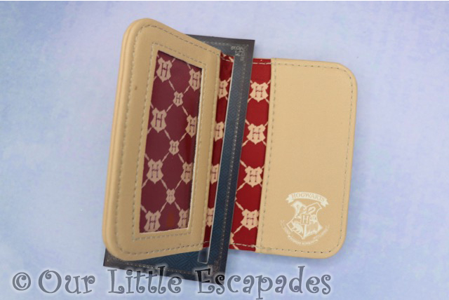 hogwarts travel card holder inside harry potter stocking filler ideas