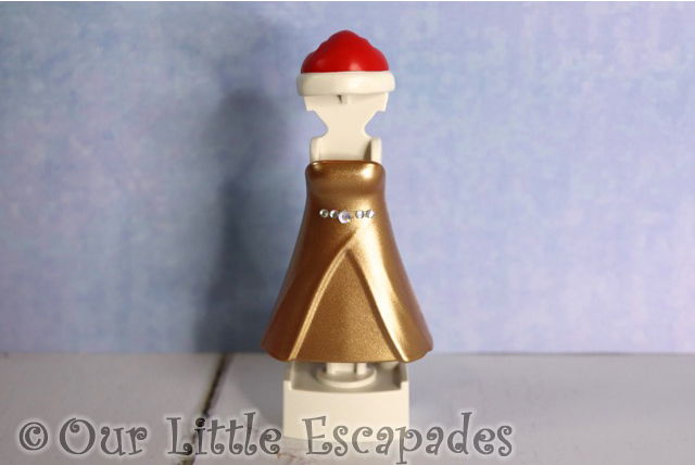 gold evening dress santa hat mannequin playmobil jumbo advent calendar