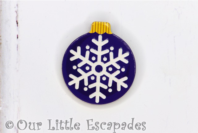 snowflake magnetic christmas tree bauble