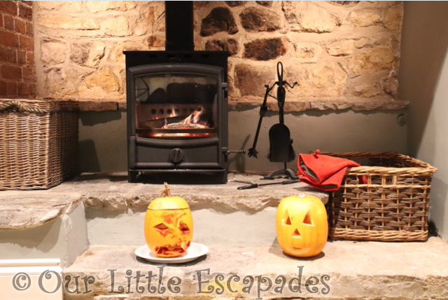 pumpkins fire place orchard cottage dillington estate