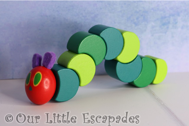 very hungry caterpillar wooden grasp twist caterpillar