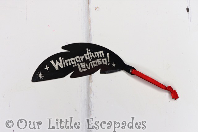 wingardium leviosa silver bookmark harry potter infinity advent calendar