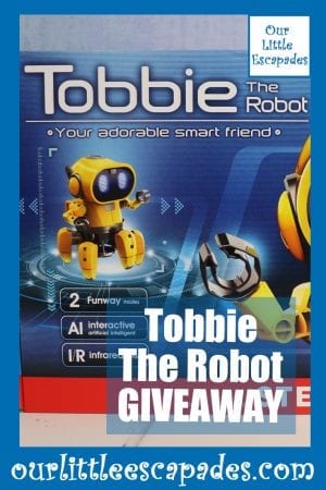 Tobbie The Robot GIVEAWAY