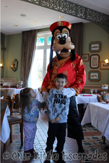 ethan little e goofy chinese new year inventions sunday brunch disneyland hotel disneyland paris