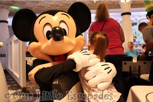 little e mickey mouse cuddle disney vip character breakfast disney magic