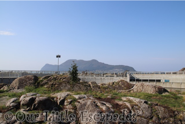 outside space mountain view atlanterhavsparken alesund norwegian aquarium