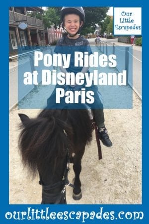 Pony Rides at Disneyland Paris