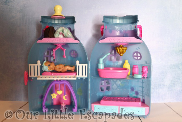 inside baby bottle house baby born surprise