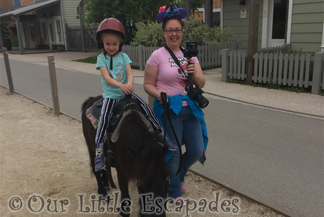 Pony Rides at Disneyland Paris