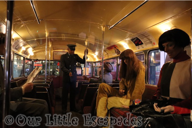 routemaster inside london transport museum