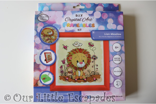 lion meadow crystal art frameables kit