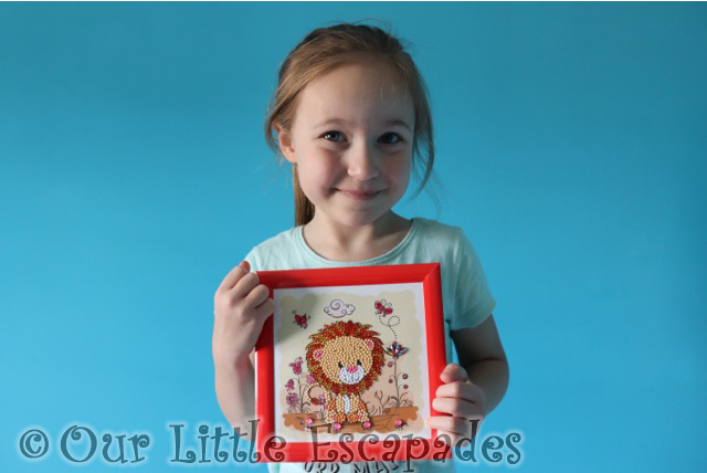 Lion Meadow Crystal Art Frameables Kit REVIEW